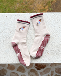 EURO SUMMER SERIES - Parisian Paws Crew Grip Socks