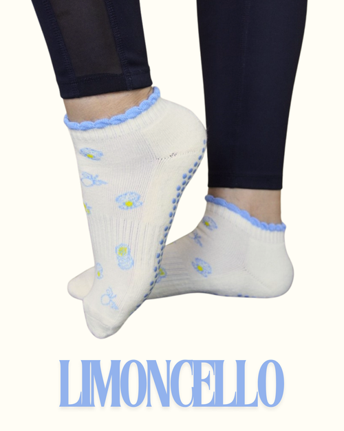 EURO SUMMER SERIES - Limoncello Ankle Grip Socks