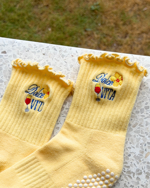 EURO SUMMER SERIES - Sweet Life Crew Grip Socks